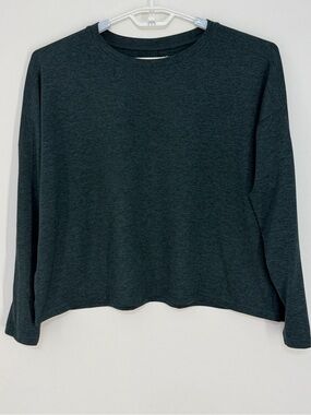 Girlfriend Collective Women's Performance Long Sleeve Tee Fir Size XL